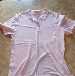 Baby pink polo shirt
